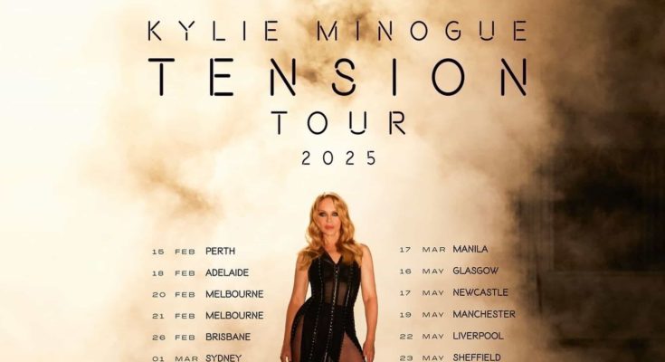 kylie minogue tour 2025