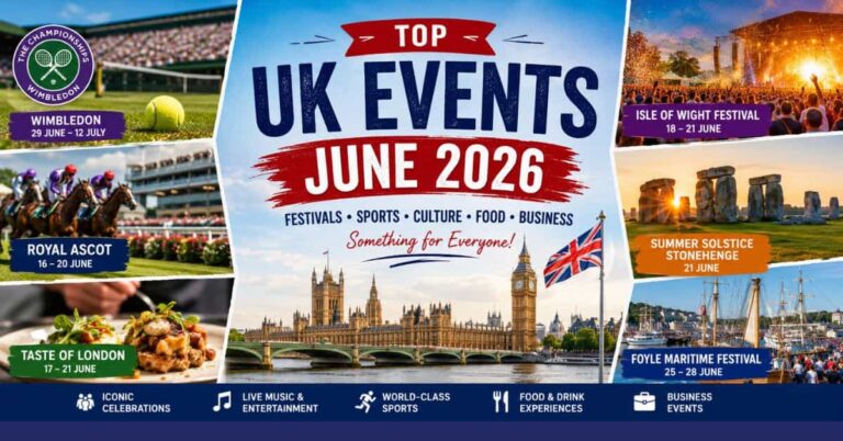 Top UK Events in June 2026: Festivals, Wimbledon, Royal Ascot & Summer Celebrations
